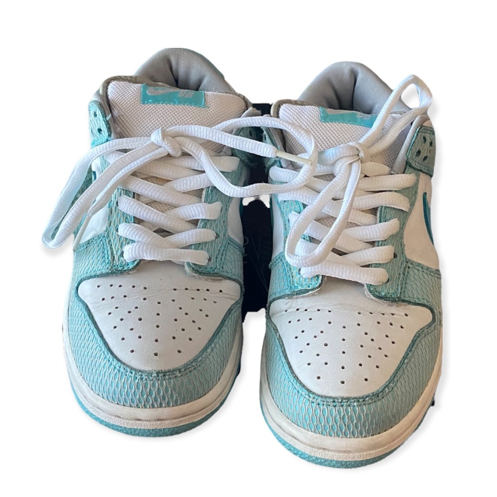 Nike SB Dunk Low High Hare Blue & White Retro OG - Picture 8 of 12